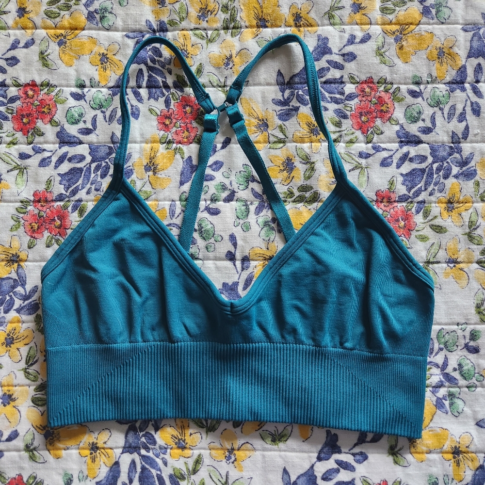 Lululemon Ebb to Street Bra Teal 6